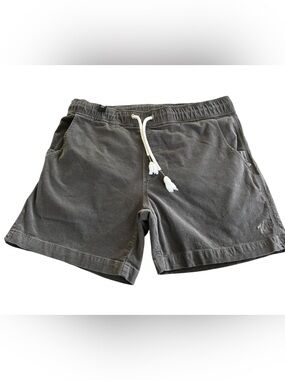 Waggle Soft Men’s Shorts Sz M Black Drawstring Pockets Athletic Logo Relax